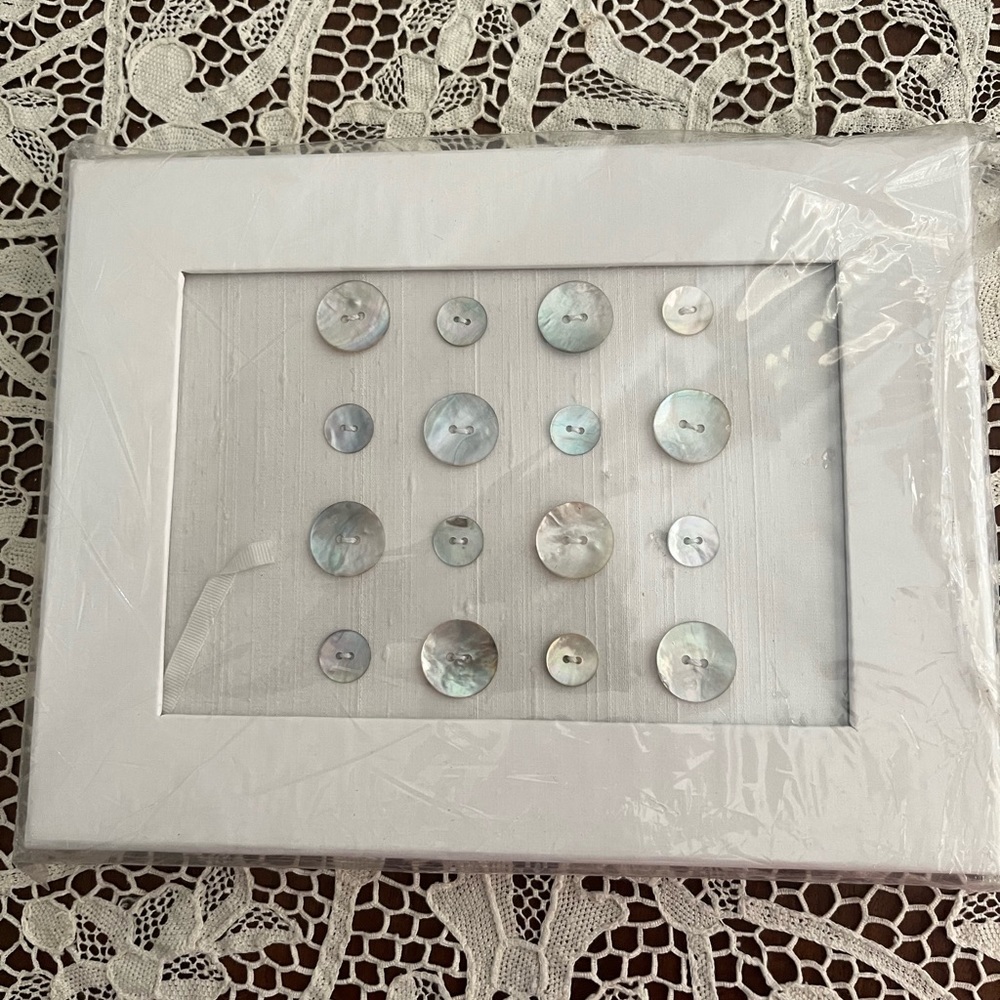 Wedding Guest Book Silk Pearl Buttons Journal Scrapbook NEW Bride Groom More